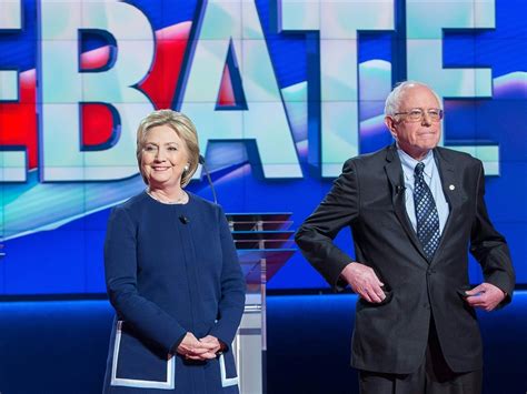 Clinton Sanders Get Testy In Democratic Debate In Flint Npr