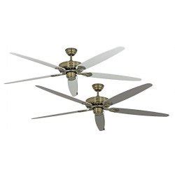 Ventilatore Da Soffitto Classic Royal MA W L 180cm Ottone Antico