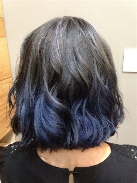 Hairstyles Dark Blue Ombre Hair Color Gorgeous Dark Brown Hair Blue