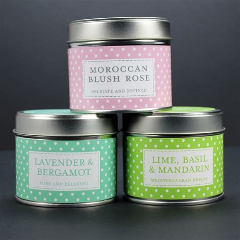 County Candle Scented Candle Tins