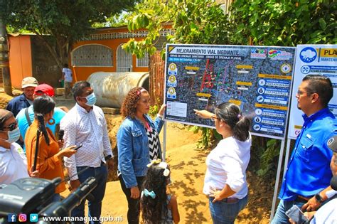 Alcaldesa De Managua Supervisa Obras De Drenaje En La Capital