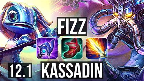 FIZZ Vs KASSADIN MID DEFEAT Rank 1 Fizz Legendary BR