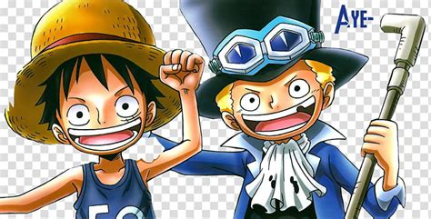 Luffy And Sabo Render One Piece Illustration Transparent Background