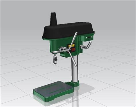 【青栋】机床 钻床三维设计153d模型下载三维模型step模型 制造云 产品模型