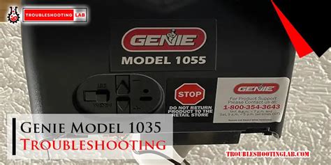 Genie Model 1035 Troubleshooting Quick Fixes Tips