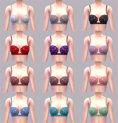 Different Types Of Bras In Various Colors And Sizes