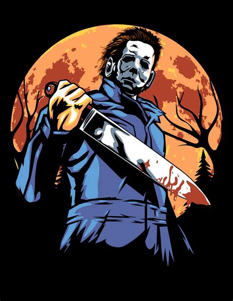 Michael Myers Cartoon Wallpaper