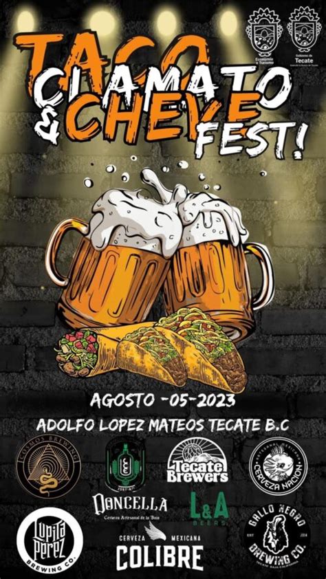 GOBIERNO DE TECATE INVITA ESTE 5 DE AGOSTO AL TACO CLAMATOS Y CHEVES