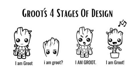 I Am Groot Art Dessin Dessin Art