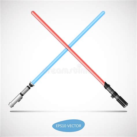 Light Saber - Futuristic Energy Weapon. Isolated Vector Illustration ...