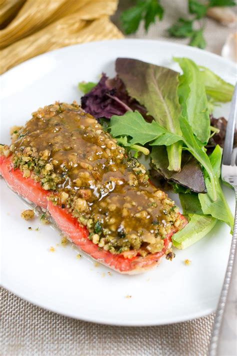 Maple Walnut Crusted Salmon Delicious Meets Healthy