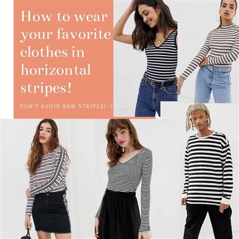 The Horizontal Black And White Stripes How To Wear Them So As Not To