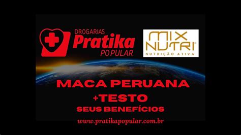 TESTO MACA PERUANA ZMA FONTE DE VITAMINAS E ENERGIA YouTube