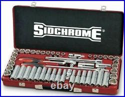 Sidchrome 51 PIECE COMBO SOCKET SET SCMT14130 1 2 Drive Metric AF