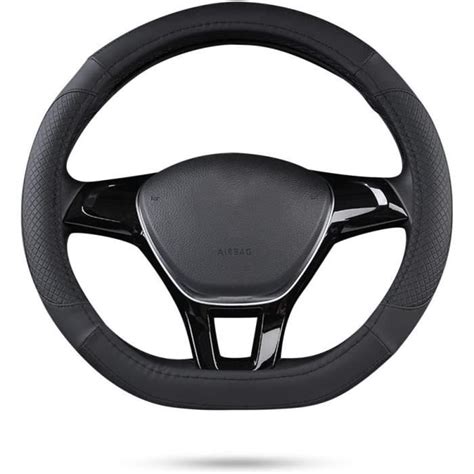 Sport D Forme Couvre Volant De Voiture En Microfibre Pu Cuir Couvre