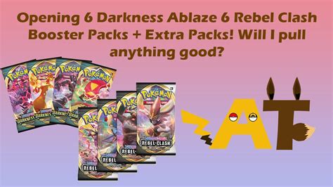 Opening Darkness Ablaze Rebel Clash Booster Packs Extra Packs