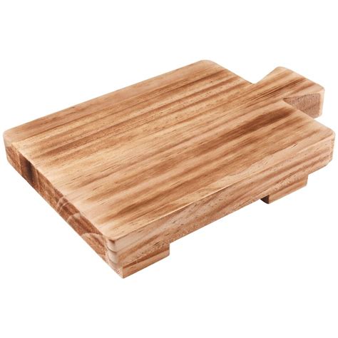 Pi Destal Rectangulaire En Bois Avec Poign E Petite Base Pour Porte