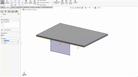 Customizing Sheet Metal Edge Flanges In Solidworks Youtube