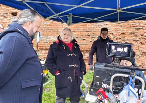 CINEMA PUPI AVATI OGGI A FERRARA PER GIRARE IL SUO NUOVO FILM IL