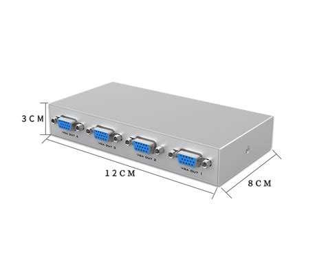 Ptytec Computer Shop Splitter Vga Puertos T Vison X Svga Lcd Crt