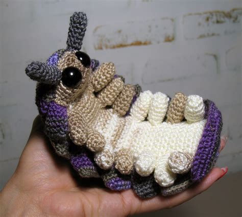 To Custom Order Roly Poly Pill Bug Crochet Amigurumi Toy Etsy