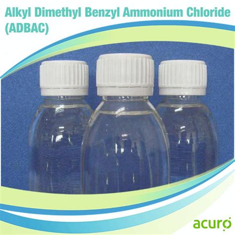 Acuro Glass Alkyl Dimethyl Benzyl Ammonium Chloride ADBAC For