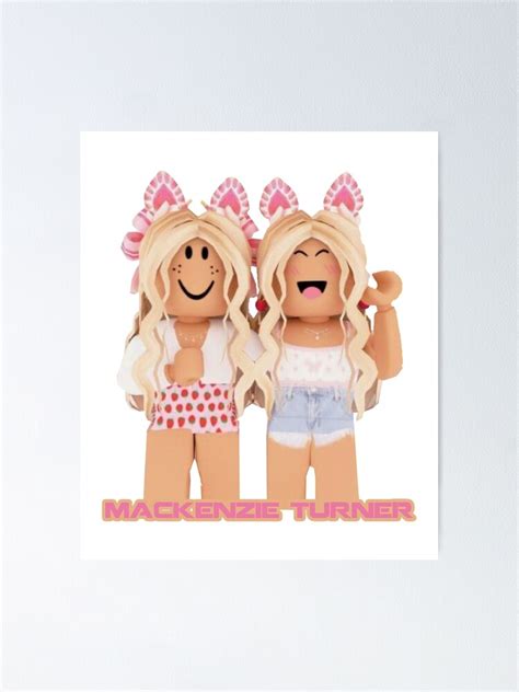 "mackenzie turner funny roblox girl" Poster by Ellie-Thuma | Redbubble