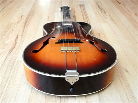 1940s Kay Vintage Acoustic Archtop Flame Maple Sunburst Reverb