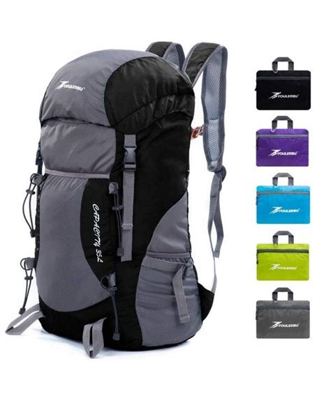 Foldable Hiking Backpack Lightweight Packable Camping Backpack Daypack ...