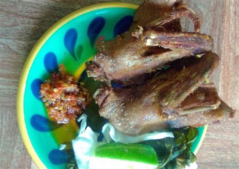 Resep Bebek Goreng Sambal Korek Bikinramadanberkesan Oleh My Kitchen