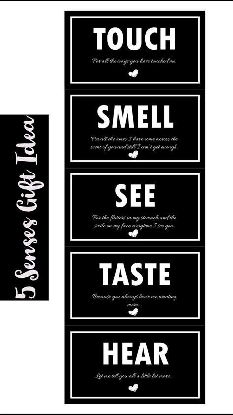 5 Senses Gift Tags Printable Free Printable Word Searches