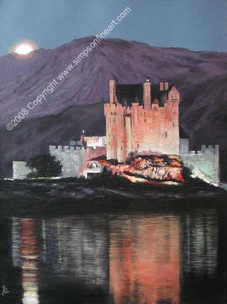 Eilean Donan Castle By Night