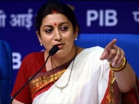 Smriti Irani Biography In Short And Counter Best Speech On Congress