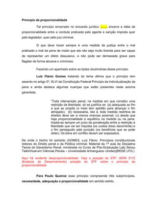 Principio Da Proporcionalidade Pdf