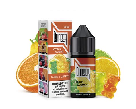 Солевая жидкость Chaser Silver Salt Citrus Gummy 30 мг 30 мл Желейные