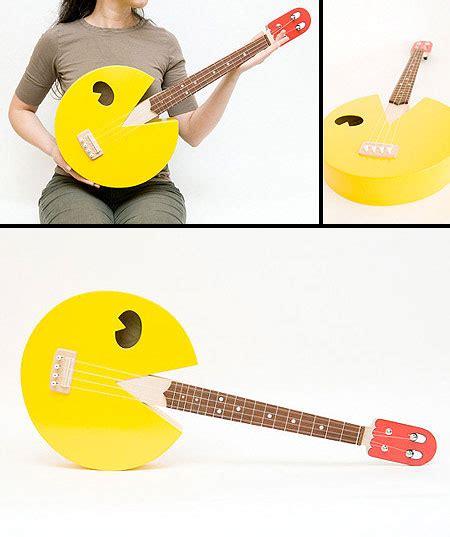 Gamer Builds A Functional Pac Man Shaped Ukulele Techeblog