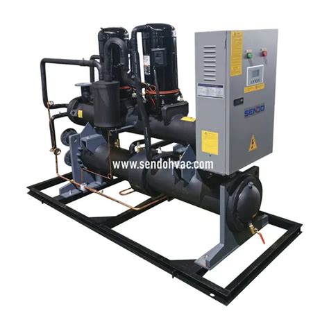 Water Cooled Screw Hanbell Compressor Chiller For Plastic Industrial