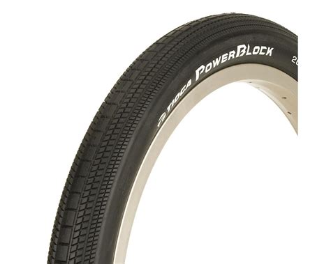 Tioga PowerBlock BMX Tire Black Wire Bead 20 1 95 406 ISO