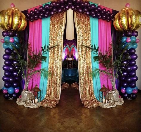 Arabian Nights Birthday Party Ideas | Photo 1 of 27 | Arabian nights party, Arabian nights theme ...