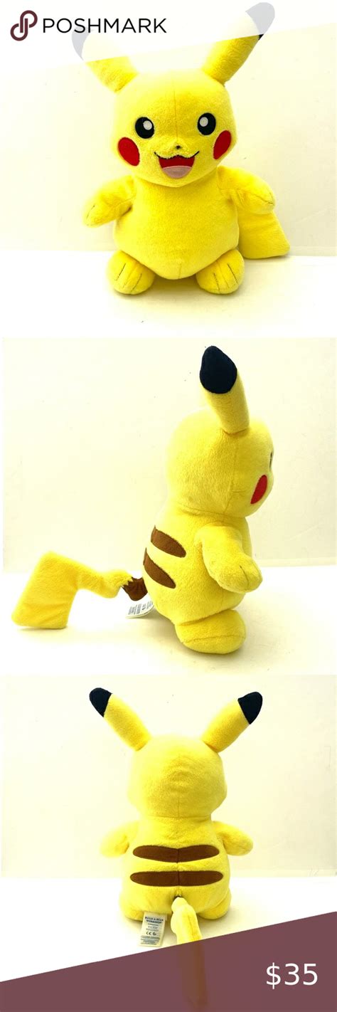 Build-A-Bear Nintendo Pokemon Pikachu Stuffed Character | Nintendo pokemon, Pikachu, Pokemon