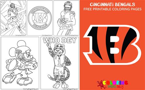 20+ Cincinnati Bengals Coloring Pages - Free Printable PDF & Online