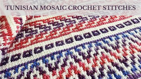 Stitch Tutorials for Tunisian Mosaic Crochet - KnitterKnotter