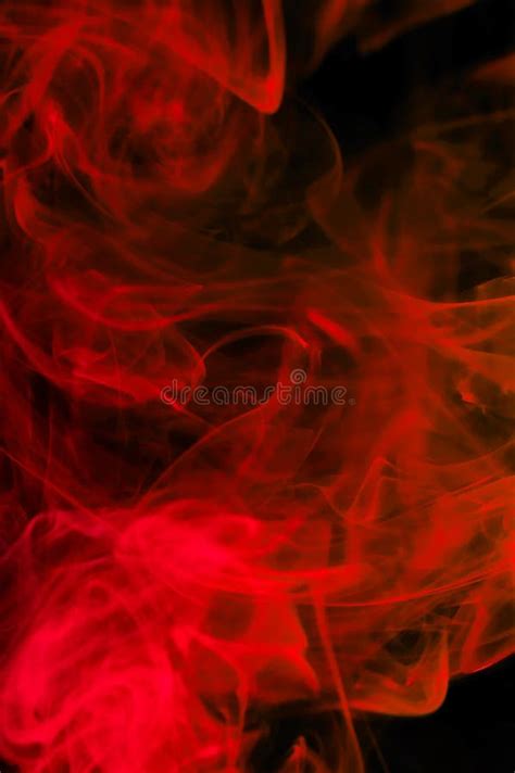 Abstract red smoke stock photo. Image of incense, black - 10524152