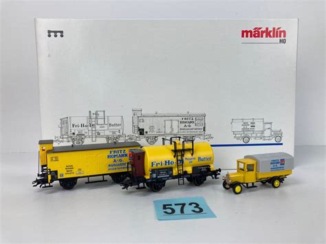 M Rklin H Model Train Freight Wagon Set Piece Set