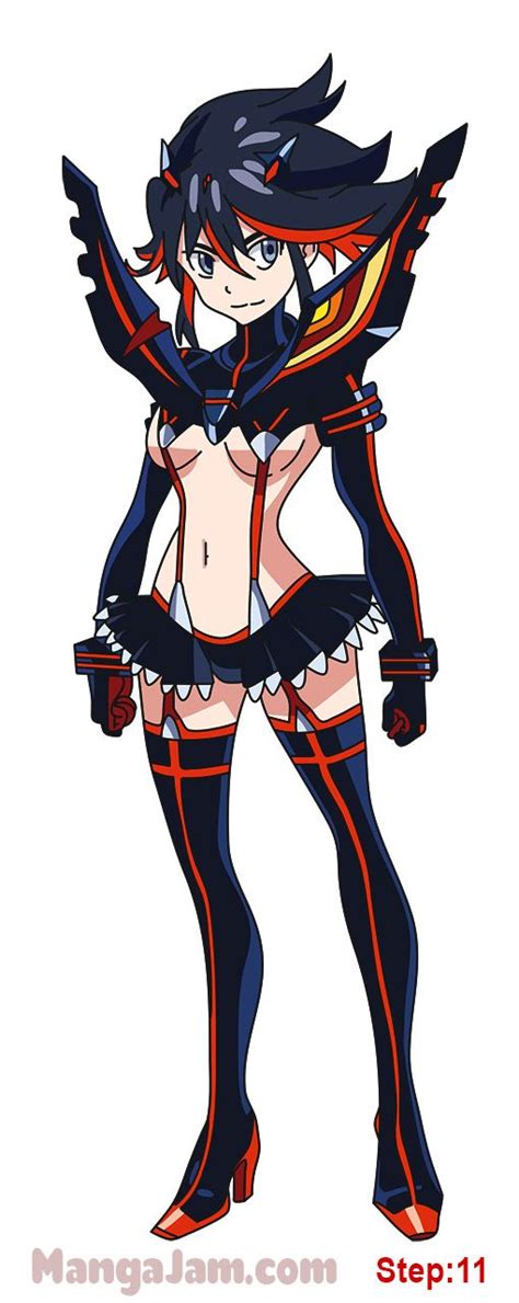 How To Draw Ryuko Matoi With Senketsu From Kill La Kill