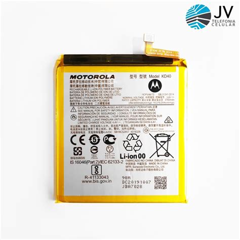 Bateria Motorola Kd40 Moto G8 Plus XT2019 Nuevo Original JV