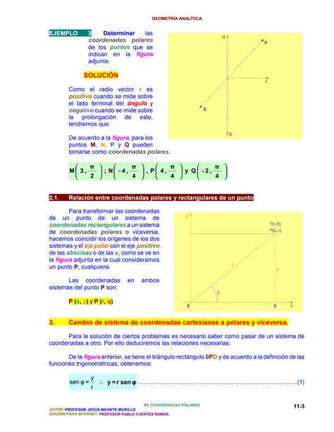 Solution Solucionario Coordenadas Polares Geo Analitica Studypool