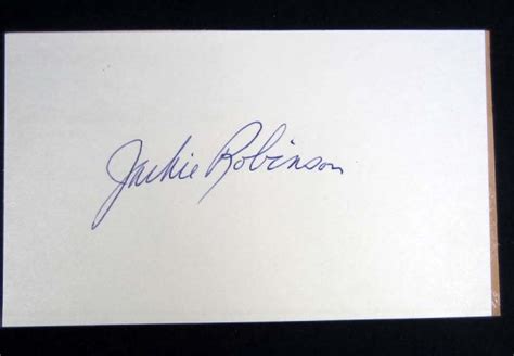 179A: JACKIE ROBINSON CUT SIGNATURE W/ COA : Lot 179A