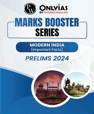 Only Ias Modern India Marks Booster Series Prelims 2024 Printed