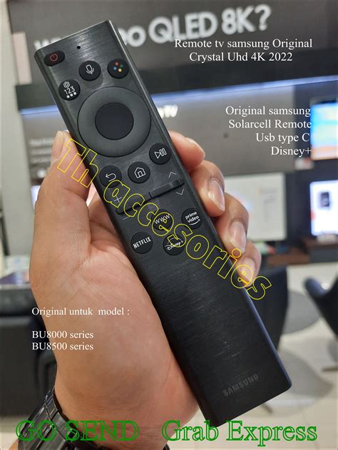 Remote Tv Samsung Crystal Uhd 4k Solar Cell Original BU8000 Dan BU8500